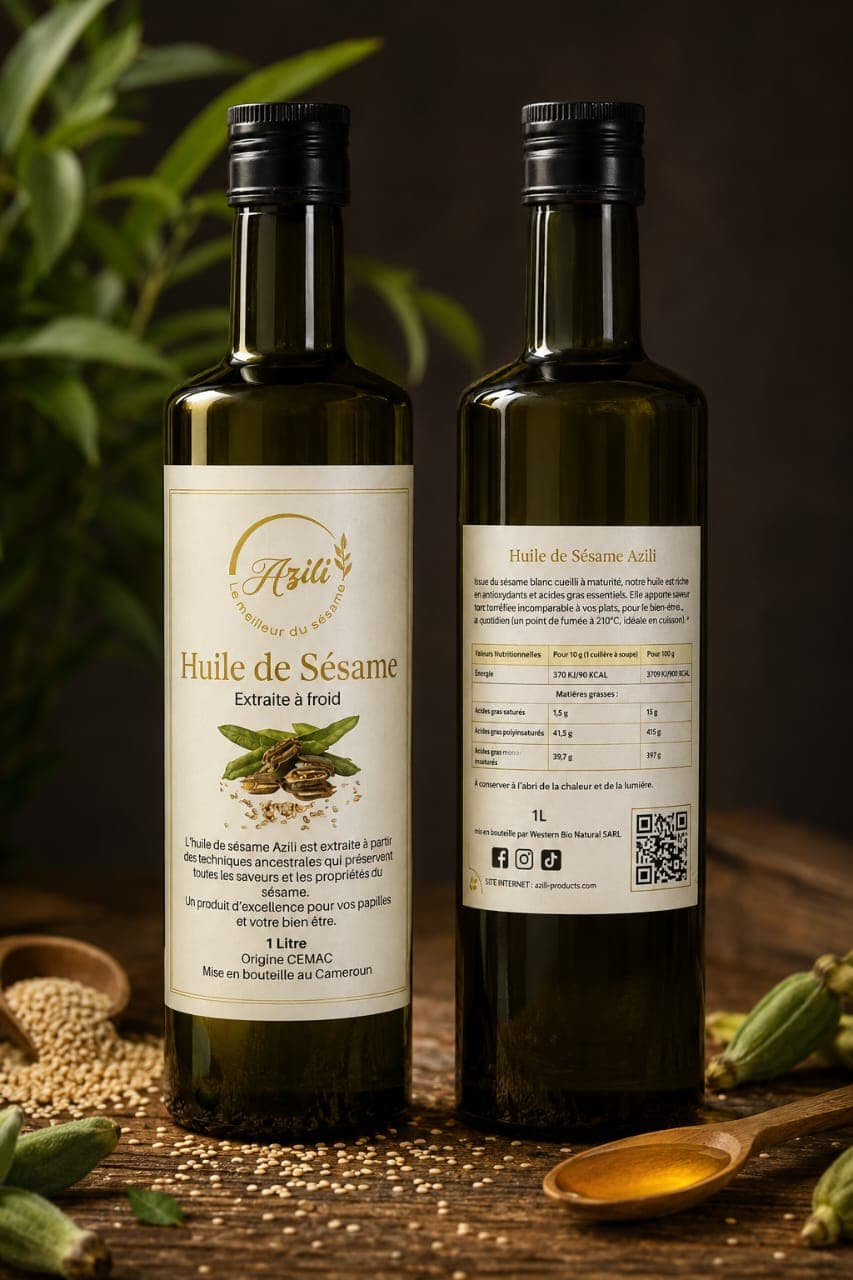 Bouteilles d'huile AZILI