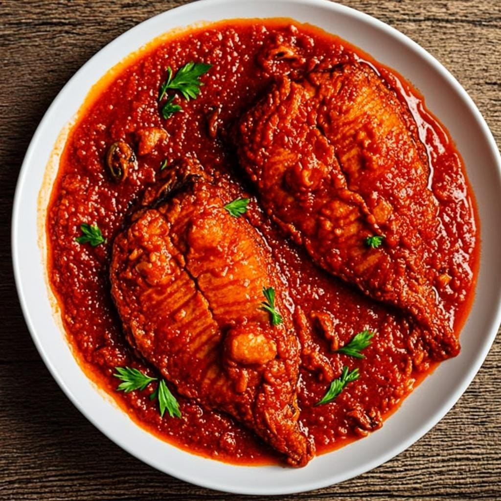 Poisson braisé